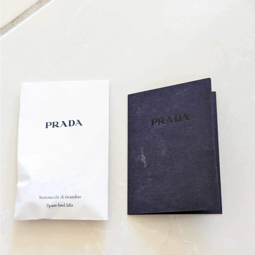 Prada Capretto Black Leather Heels Size: 39 - Picture 12 of 13